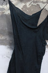 Marc le bihan 2670 asymmetric top collection, handmade in France, MLB-2670-HEI, black